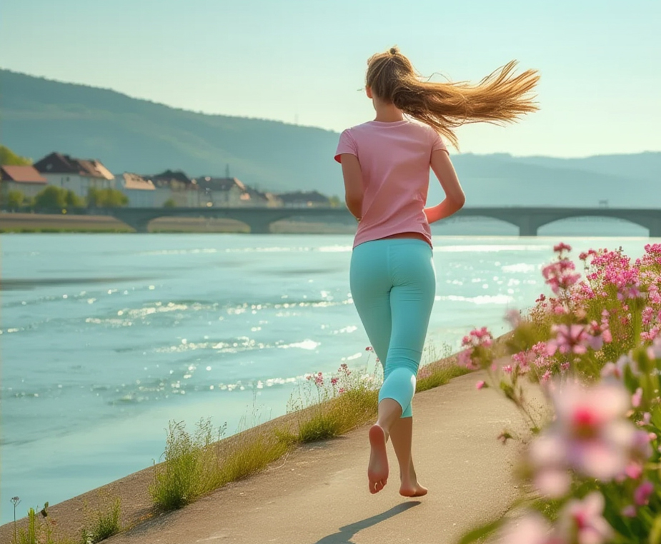 Barfuss joggen 2